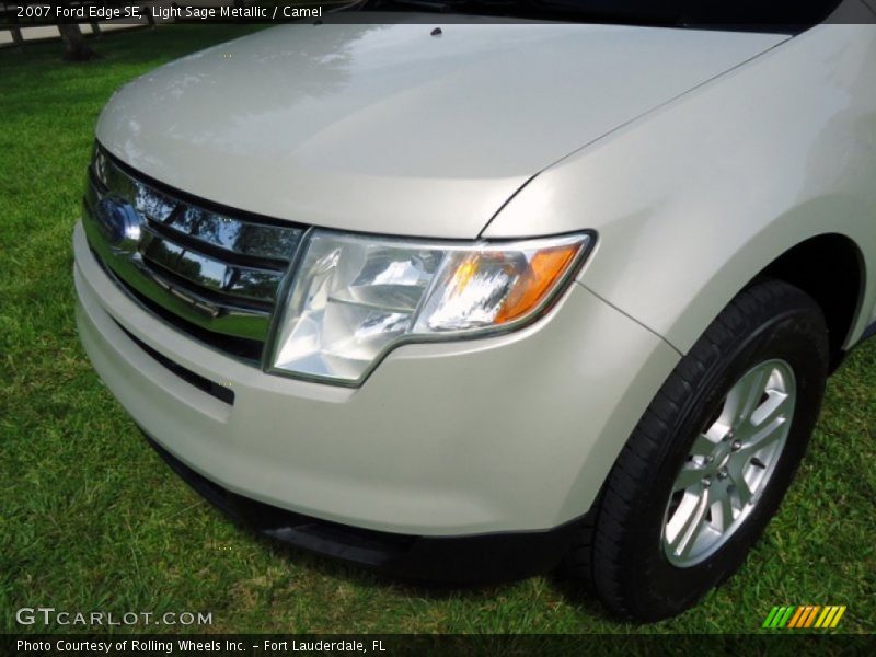 Light Sage Metallic / Camel 2007 Ford Edge SE
