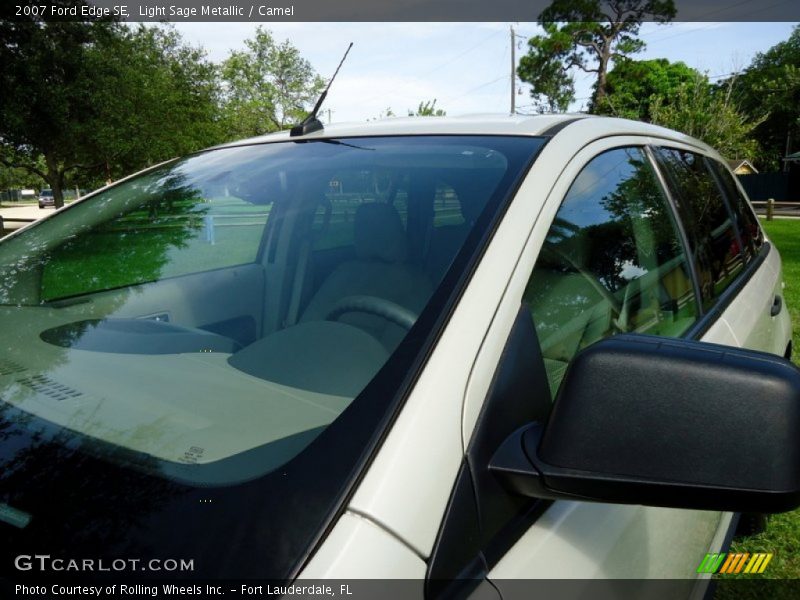 Light Sage Metallic / Camel 2007 Ford Edge SE