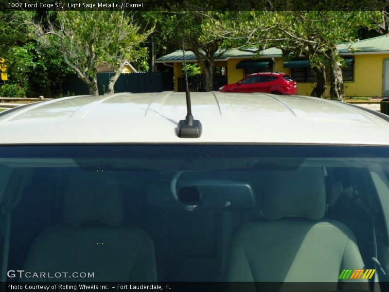 Light Sage Metallic / Camel 2007 Ford Edge SE