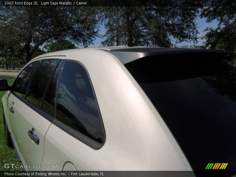 Light Sage Metallic / Camel 2007 Ford Edge SE