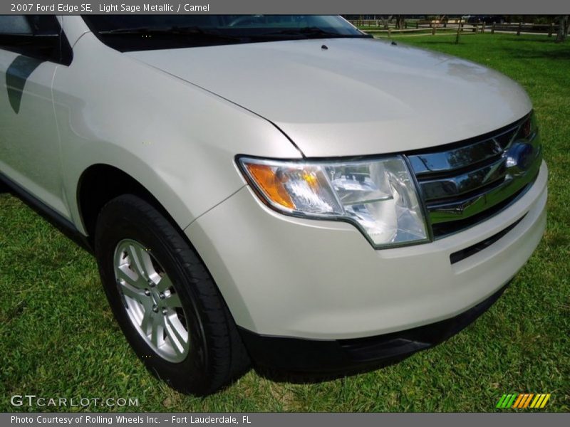 Light Sage Metallic / Camel 2007 Ford Edge SE