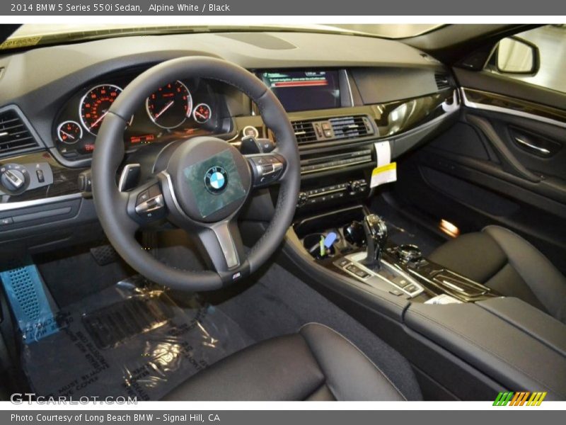 Black Interior - 2014 5 Series 550i Sedan 