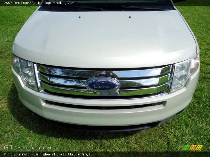 Light Sage Metallic / Camel 2007 Ford Edge SE