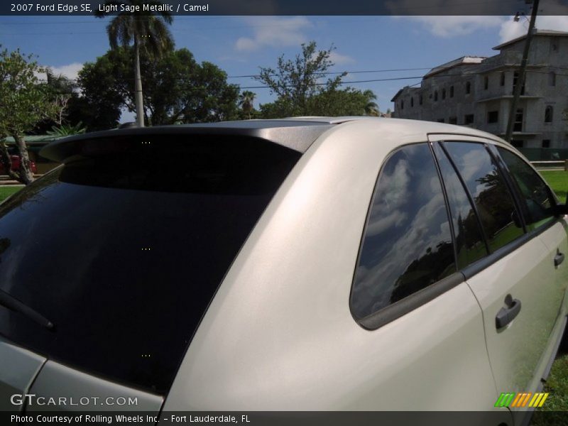 Light Sage Metallic / Camel 2007 Ford Edge SE