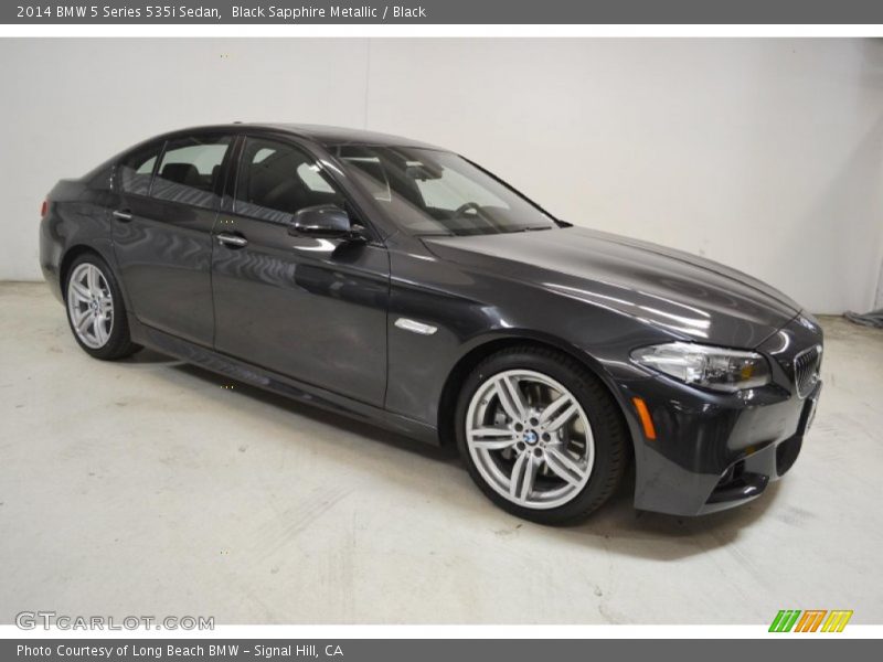 Black Sapphire Metallic / Black 2014 BMW 5 Series 535i Sedan