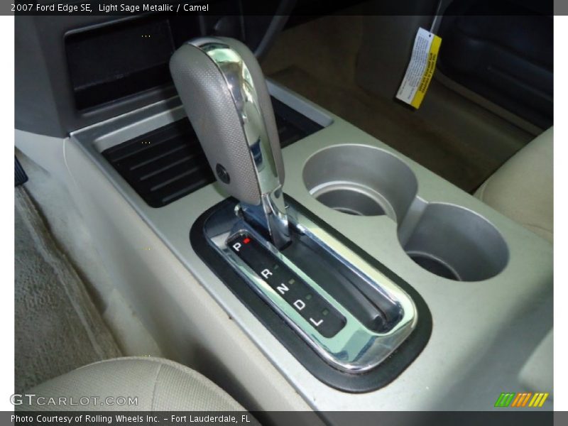 Light Sage Metallic / Camel 2007 Ford Edge SE