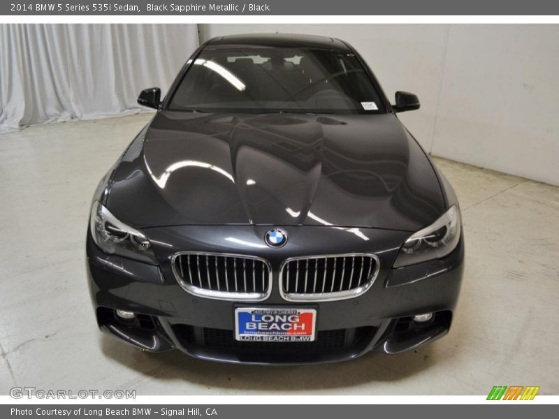 Black Sapphire Metallic / Black 2014 BMW 5 Series 535i Sedan