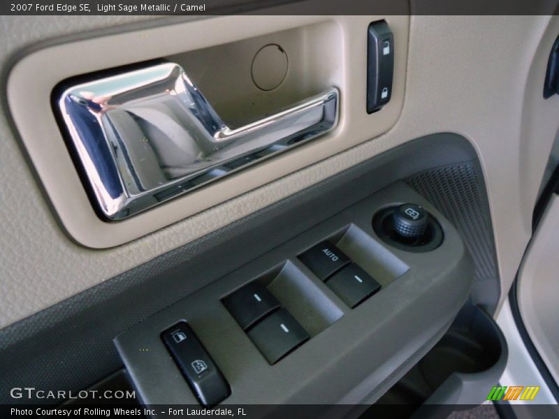 Light Sage Metallic / Camel 2007 Ford Edge SE