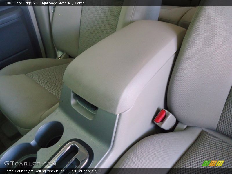 Light Sage Metallic / Camel 2007 Ford Edge SE