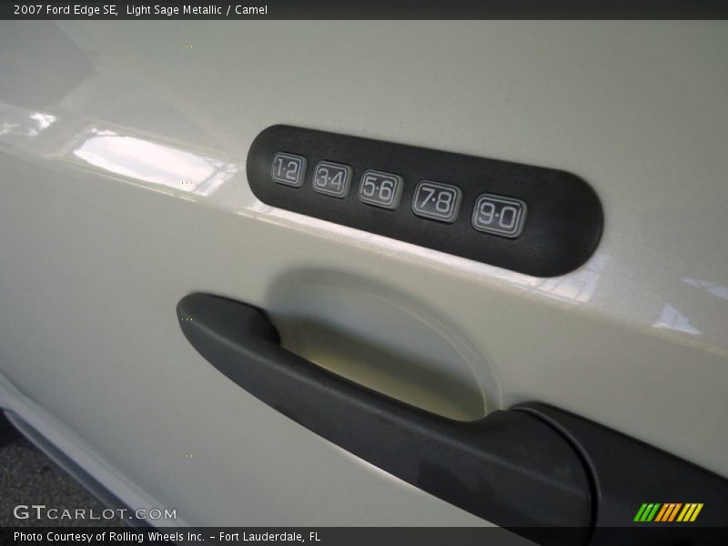 Light Sage Metallic / Camel 2007 Ford Edge SE