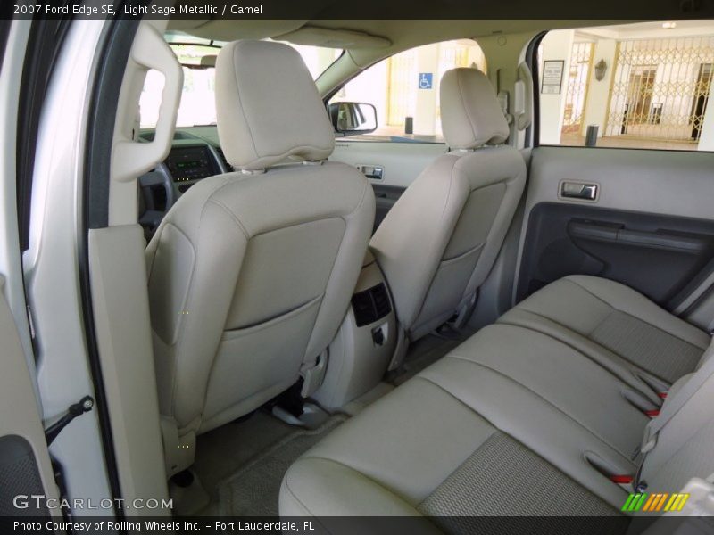 Light Sage Metallic / Camel 2007 Ford Edge SE