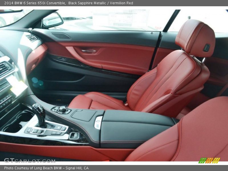Front Seat of 2014 6 Series 650i Convertible