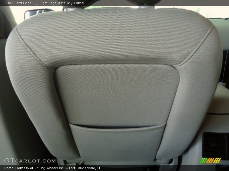 Light Sage Metallic / Camel 2007 Ford Edge SE