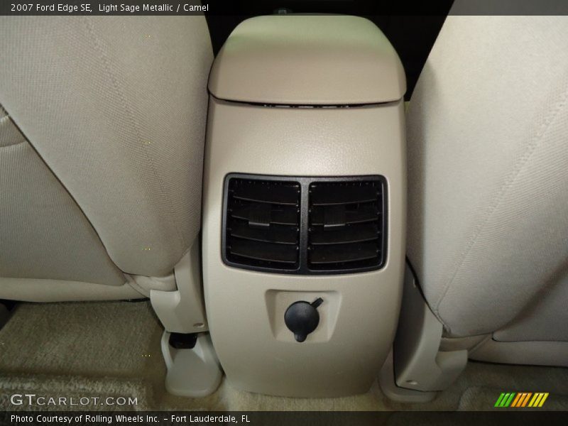 Light Sage Metallic / Camel 2007 Ford Edge SE