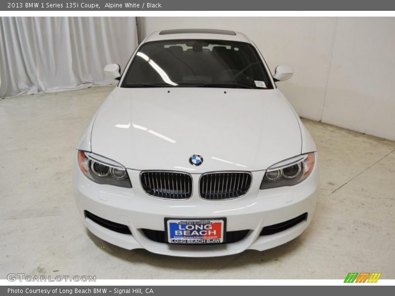 Alpine White / Black 2013 BMW 1 Series 135i Coupe