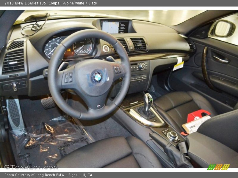 Alpine White / Black 2013 BMW 1 Series 135i Coupe