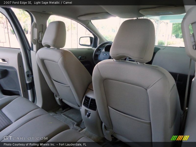 Light Sage Metallic / Camel 2007 Ford Edge SE