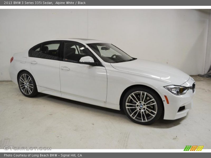 Alpine White / Black 2013 BMW 3 Series 335i Sedan