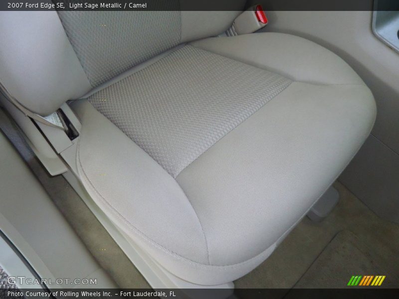 Light Sage Metallic / Camel 2007 Ford Edge SE