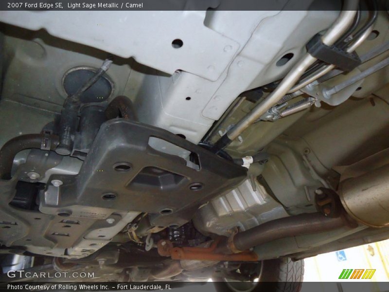 Light Sage Metallic / Camel 2007 Ford Edge SE