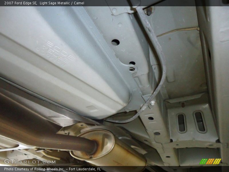 Light Sage Metallic / Camel 2007 Ford Edge SE
