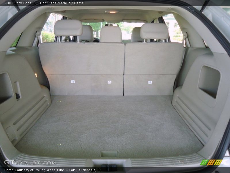 Light Sage Metallic / Camel 2007 Ford Edge SE