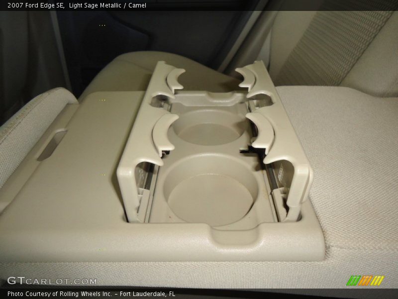 Light Sage Metallic / Camel 2007 Ford Edge SE