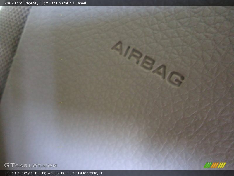Light Sage Metallic / Camel 2007 Ford Edge SE