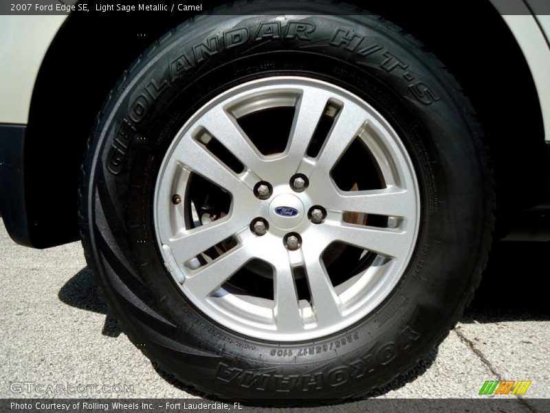 Light Sage Metallic / Camel 2007 Ford Edge SE