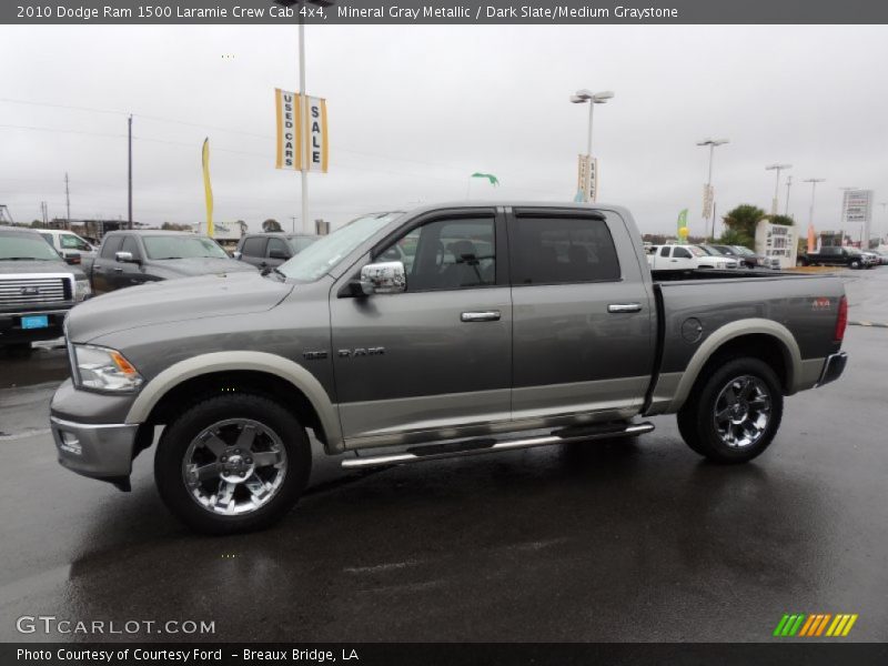 Mineral Gray Metallic / Dark Slate/Medium Graystone 2010 Dodge Ram 1500 Laramie Crew Cab 4x4