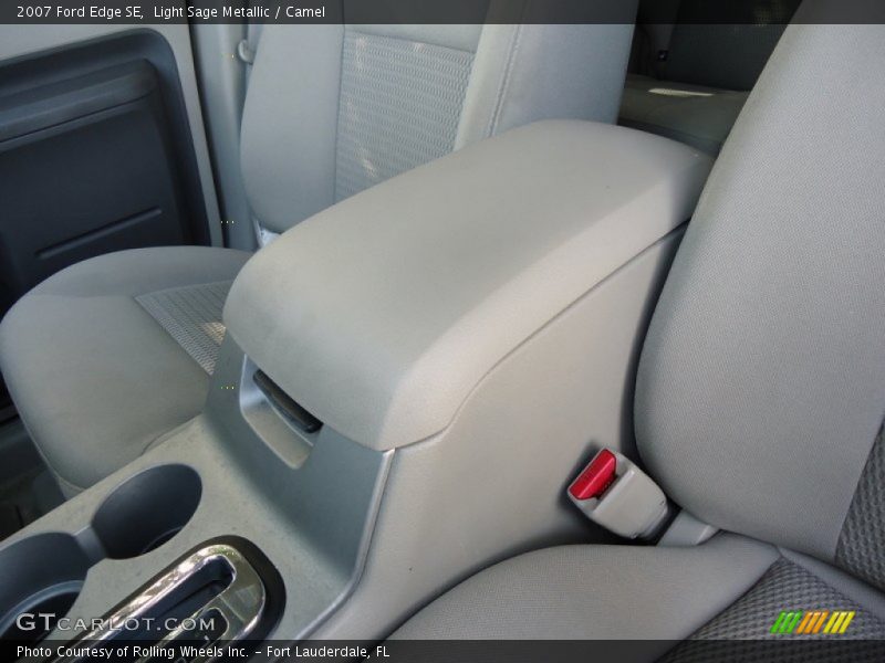 Light Sage Metallic / Camel 2007 Ford Edge SE