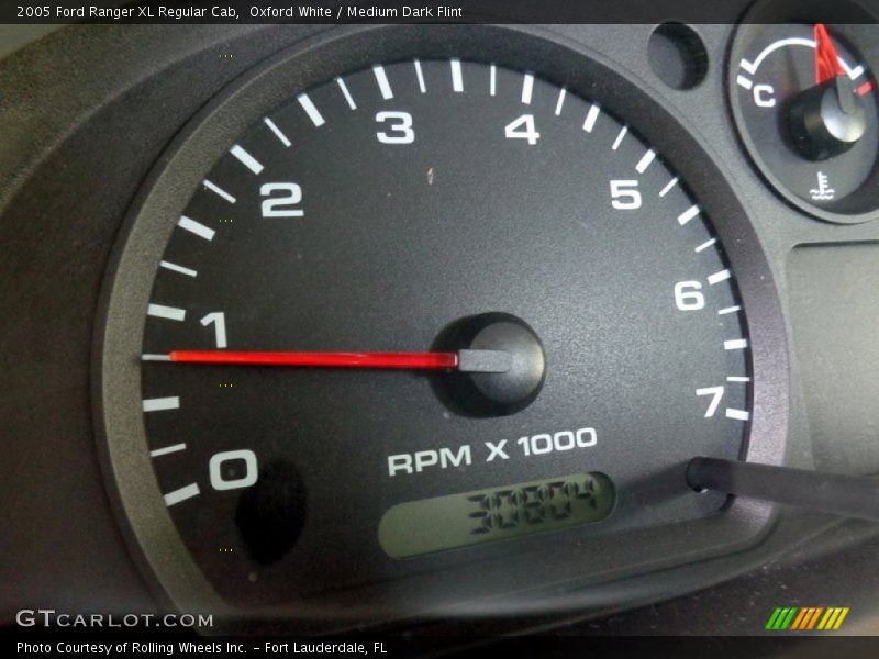 Oxford White / Medium Dark Flint 2005 Ford Ranger XL Regular Cab