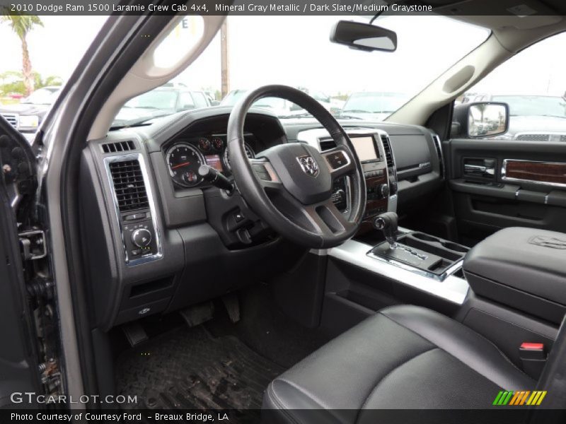 Mineral Gray Metallic / Dark Slate/Medium Graystone 2010 Dodge Ram 1500 Laramie Crew Cab 4x4