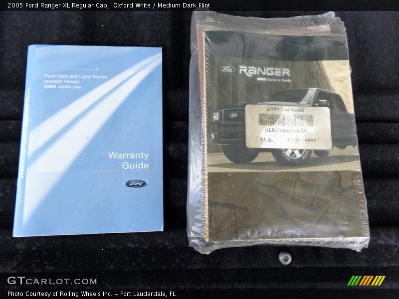Oxford White / Medium Dark Flint 2005 Ford Ranger XL Regular Cab