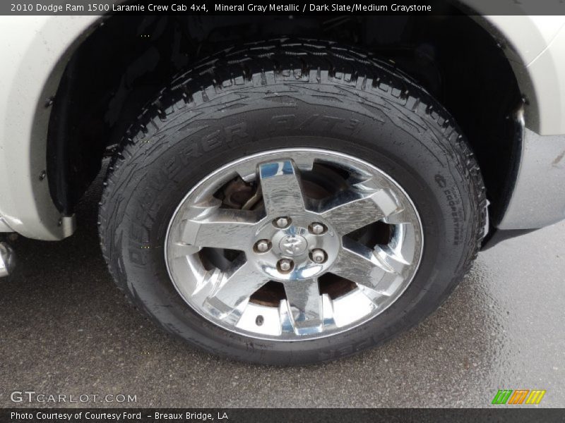 Mineral Gray Metallic / Dark Slate/Medium Graystone 2010 Dodge Ram 1500 Laramie Crew Cab 4x4