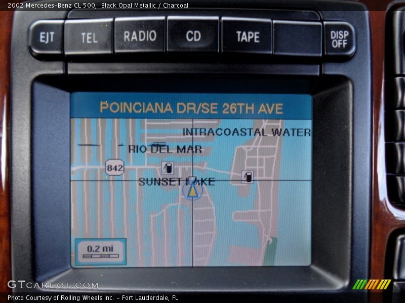 Navigation of 2002 CL 500