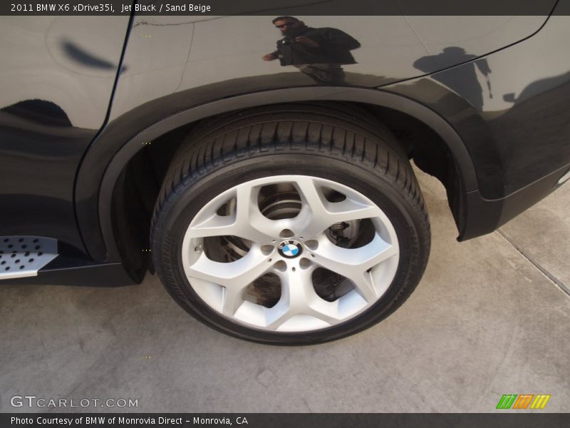 Jet Black / Sand Beige 2011 BMW X6 xDrive35i