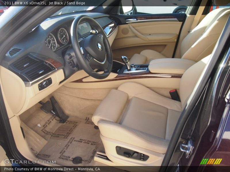 Jet Black / Sand Beige 2011 BMW X6 xDrive35i