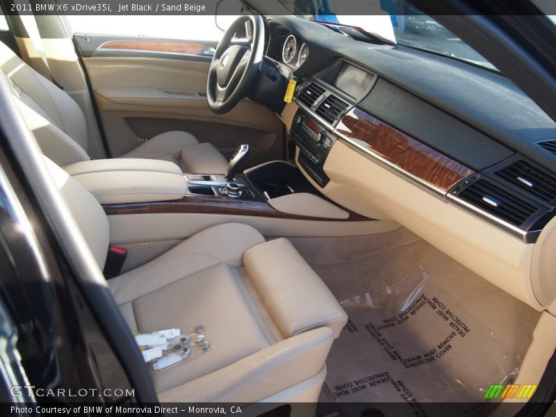 Jet Black / Sand Beige 2011 BMW X6 xDrive35i