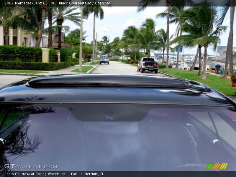 Black Opal Metallic / Charcoal 2002 Mercedes-Benz CL 500