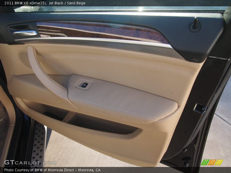 Jet Black / Sand Beige 2011 BMW X6 xDrive35i