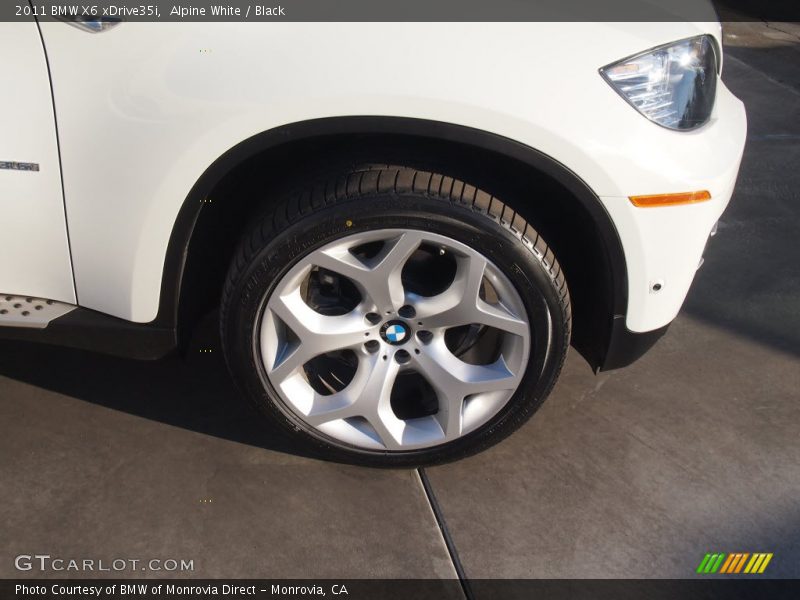 Alpine White / Black 2011 BMW X6 xDrive35i