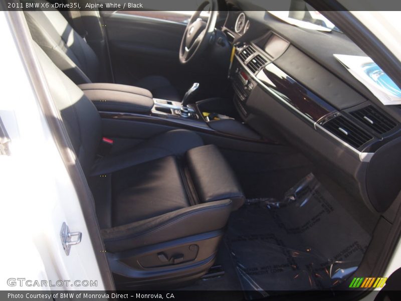 Alpine White / Black 2011 BMW X6 xDrive35i