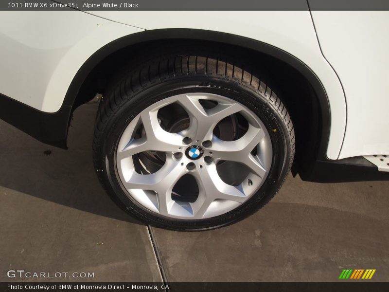 Alpine White / Black 2011 BMW X6 xDrive35i