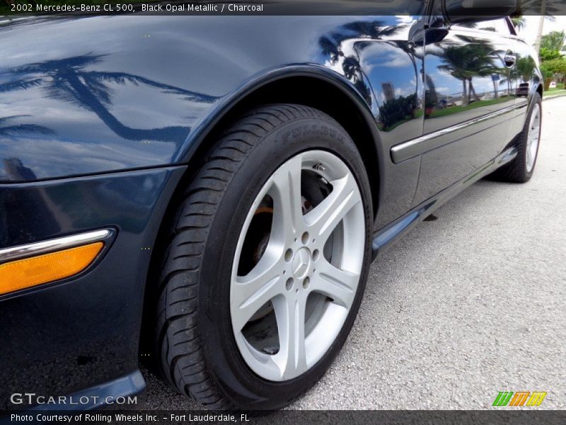 Black Opal Metallic / Charcoal 2002 Mercedes-Benz CL 500