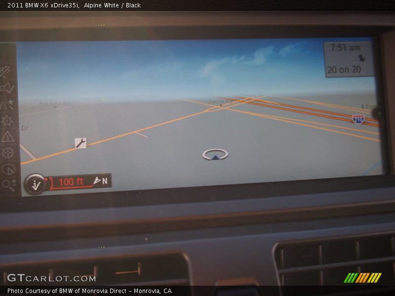 Alpine White / Black 2011 BMW X6 xDrive35i