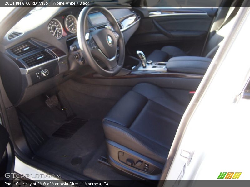 Alpine White / Black 2011 BMW X6 xDrive35i