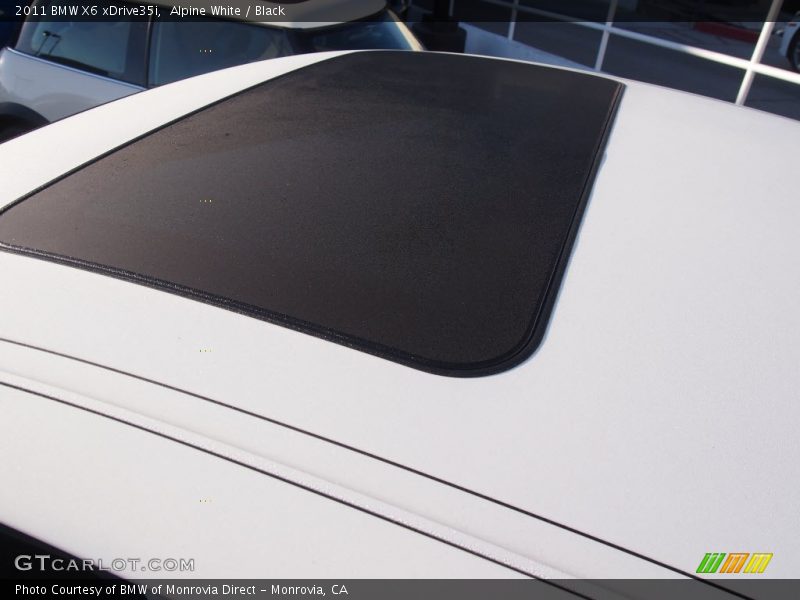Alpine White / Black 2011 BMW X6 xDrive35i