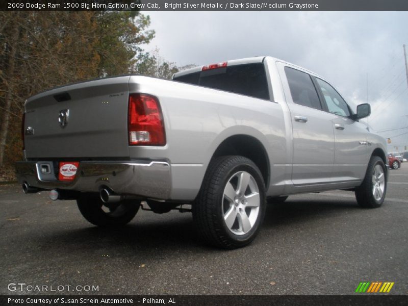 Bright Silver Metallic / Dark Slate/Medium Graystone 2009 Dodge Ram 1500 Big Horn Edition Crew Cab