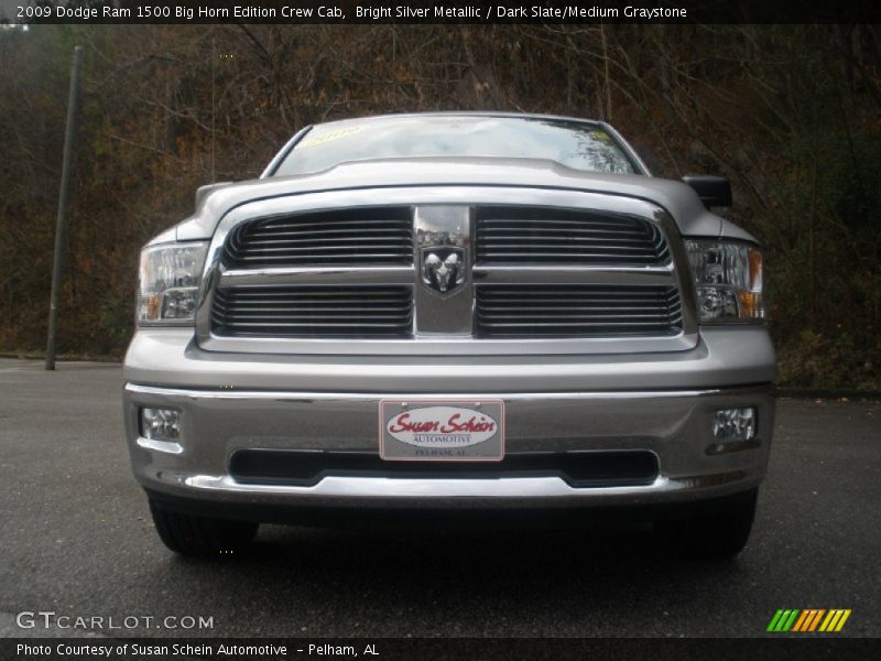 Bright Silver Metallic / Dark Slate/Medium Graystone 2009 Dodge Ram 1500 Big Horn Edition Crew Cab